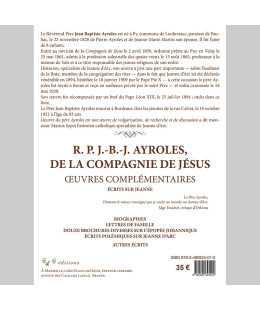 ŒUVRES COMPLÉMENTAIRES DU R. P. AYROLES